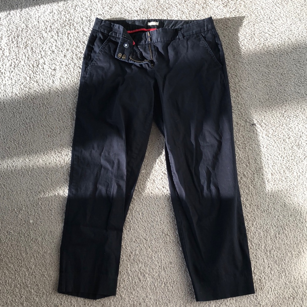J.crew black skimmer pants
